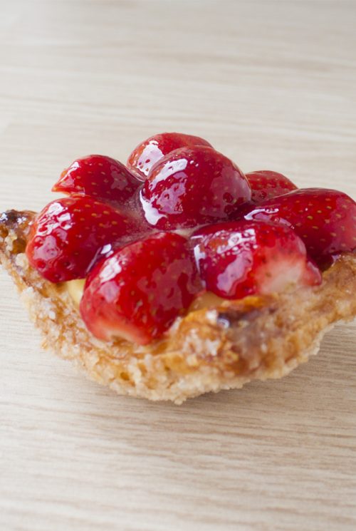 Aardbeien schelp