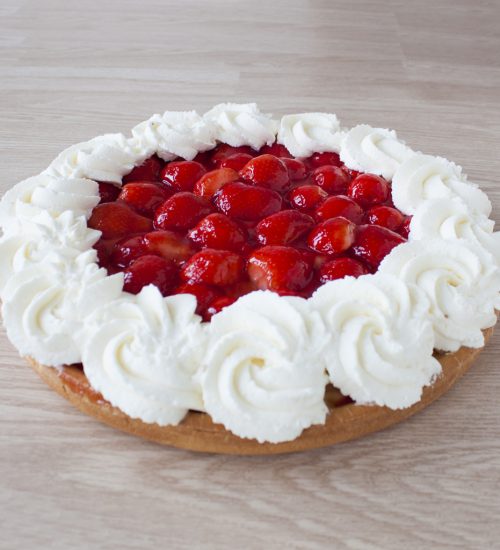 Verse aardbei vlaai