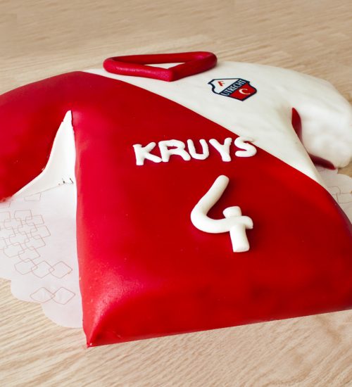 Voetbal T-shirt taart