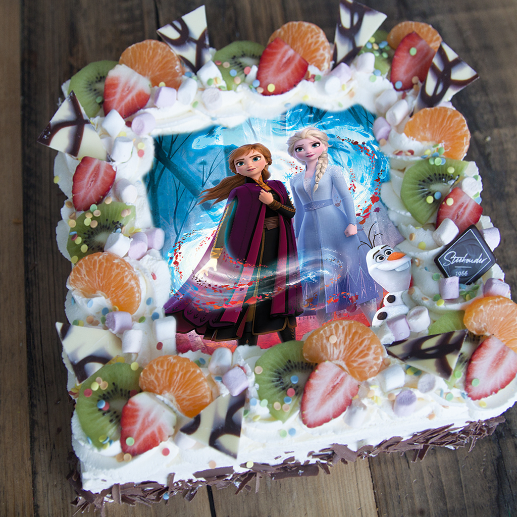 Verwonderend Frozen 2 Anna & Elsa taart - Echte Bakker Steehouder FR-63