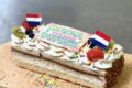 Slagroomschnitte Geslaagd (roze)