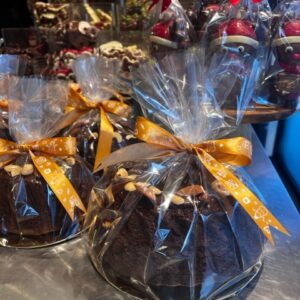 Chocolade met noten tulband